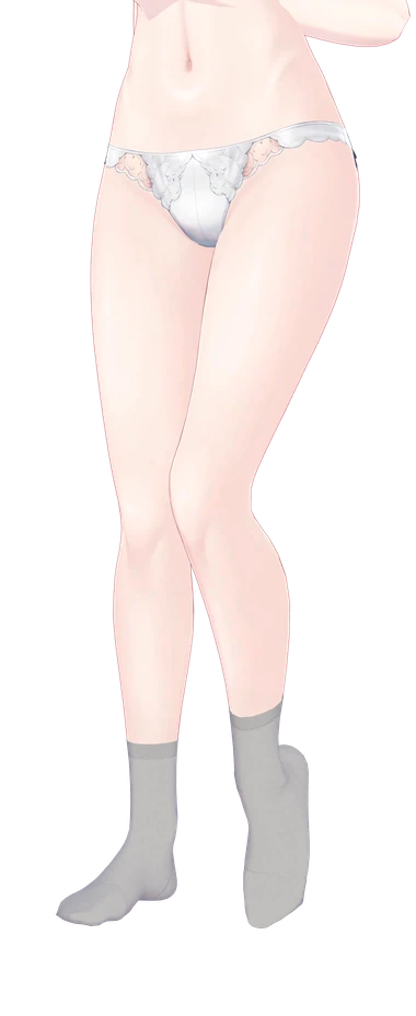 ソックス（コットン グレー）