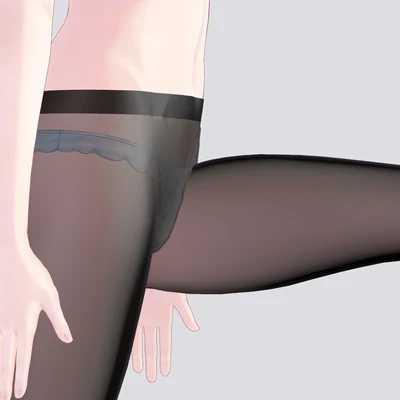 脚を上げたときの脚の付け根