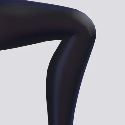 脚を前後に開いたときの膝