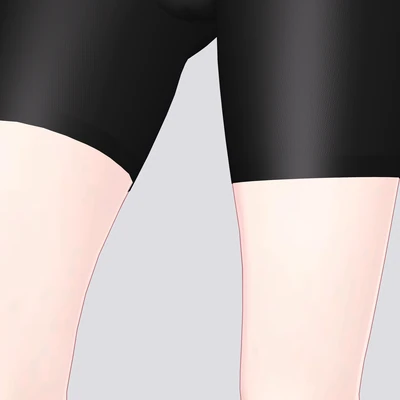 スパッツの太ももの裾